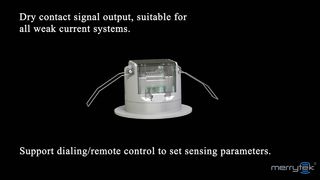 Uscita a contatto pulito del sensore di movimento Smart Presence