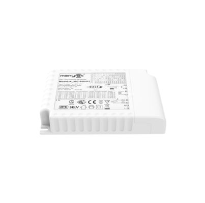 50W 700ma to 140ma programmable DALI2 & PUSH & 0-10V dimmable led power driver for LED panel