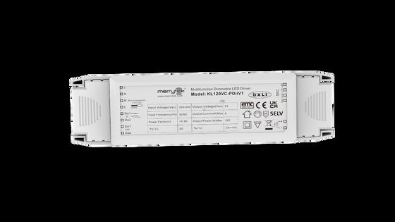 120W constant voltage 24V DALI DT8 dimmable led driver with 5 years warranty
